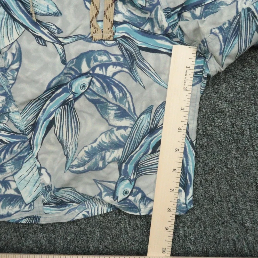 Patagonia Board Shorts Mens‎ 30 Blue Printed Wavefarer Flying Fish Swim